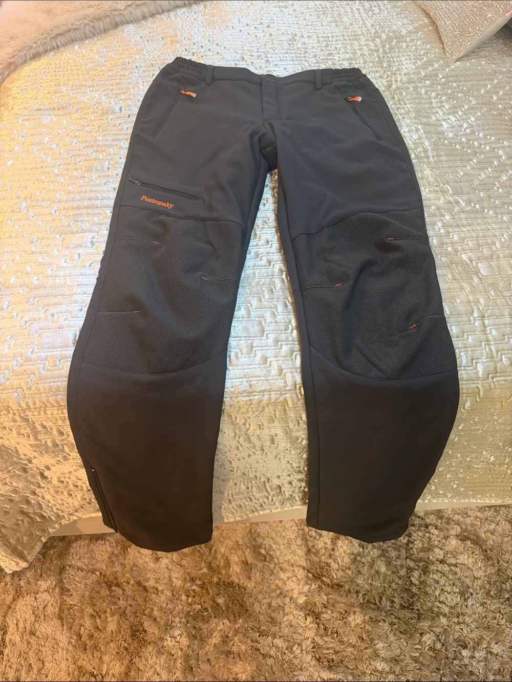 Men's Dark Grey Outdoor Ski Pants